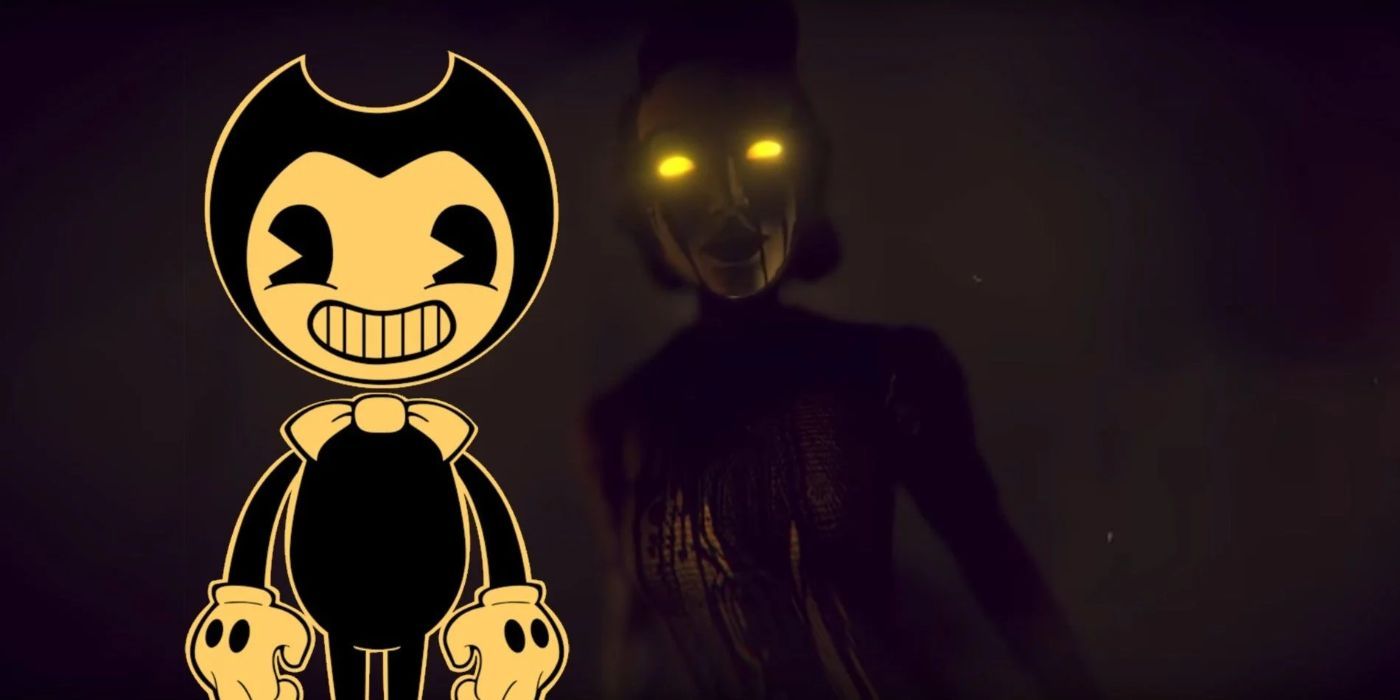 Bendy and the Dark Revival with Bendy Cartoon Overlay