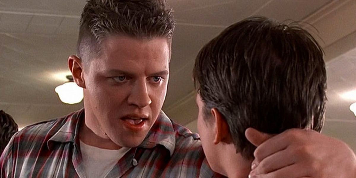 Biff threatens Marty