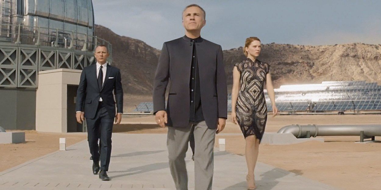 Bond, Swann, and Blofeld in Spectre