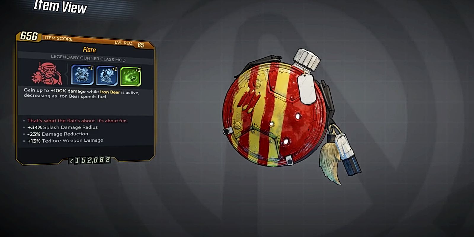 Borderlands 3 Psycho Krieg Flare Mod