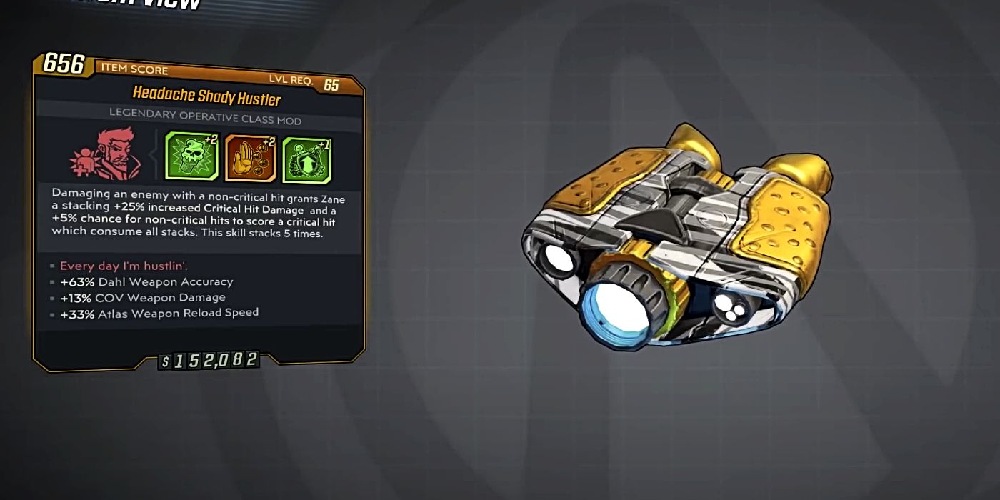 Borderlands 3 Psycho Krieg Headache Hustler Mod