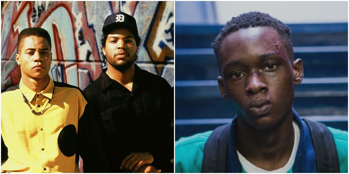 Cuba Gooding Jr and Ice Cube in Boyz n the Hood and Ashton Sanders in Moonlight for coming of age movies