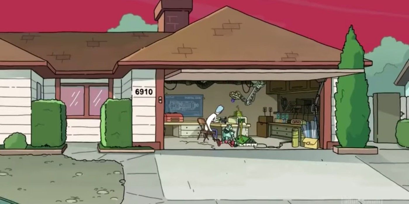 Breaking Bad house Rick and Morty