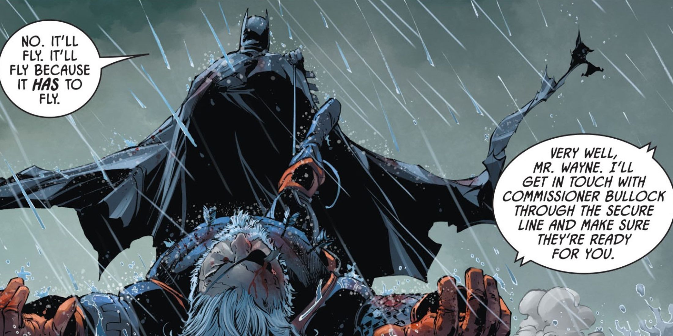 Daniel's art of first mention of Commissioner Bullock in Batman #86. 