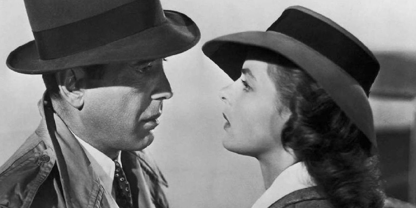 Rick says 'Here's looking at you, kid' to Ilsa at the end of Casablanca