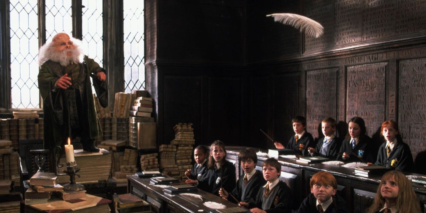 Flitwick Charms Class Harry Potter