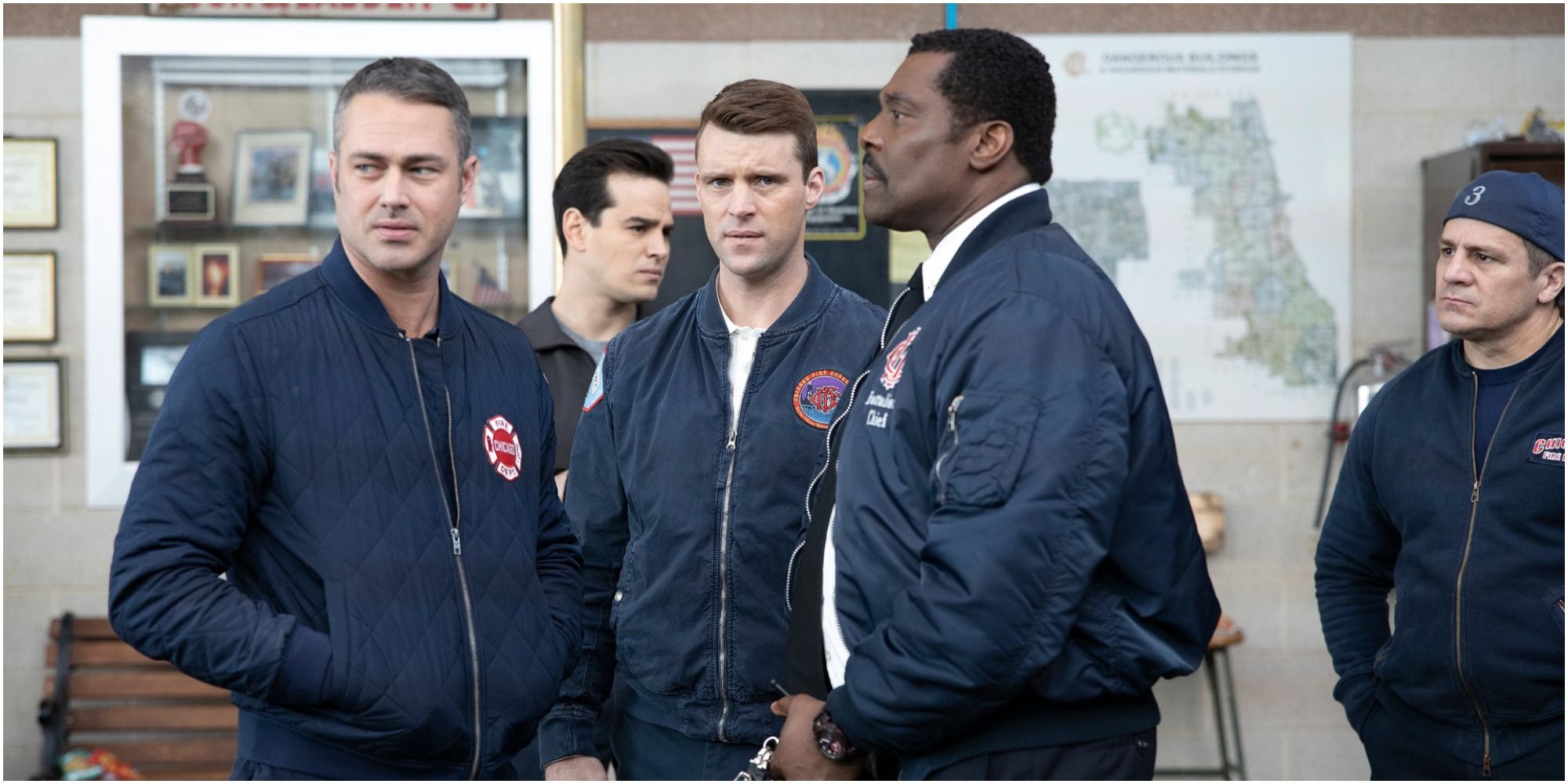 Severide Casey and Boden in Chicago Fire