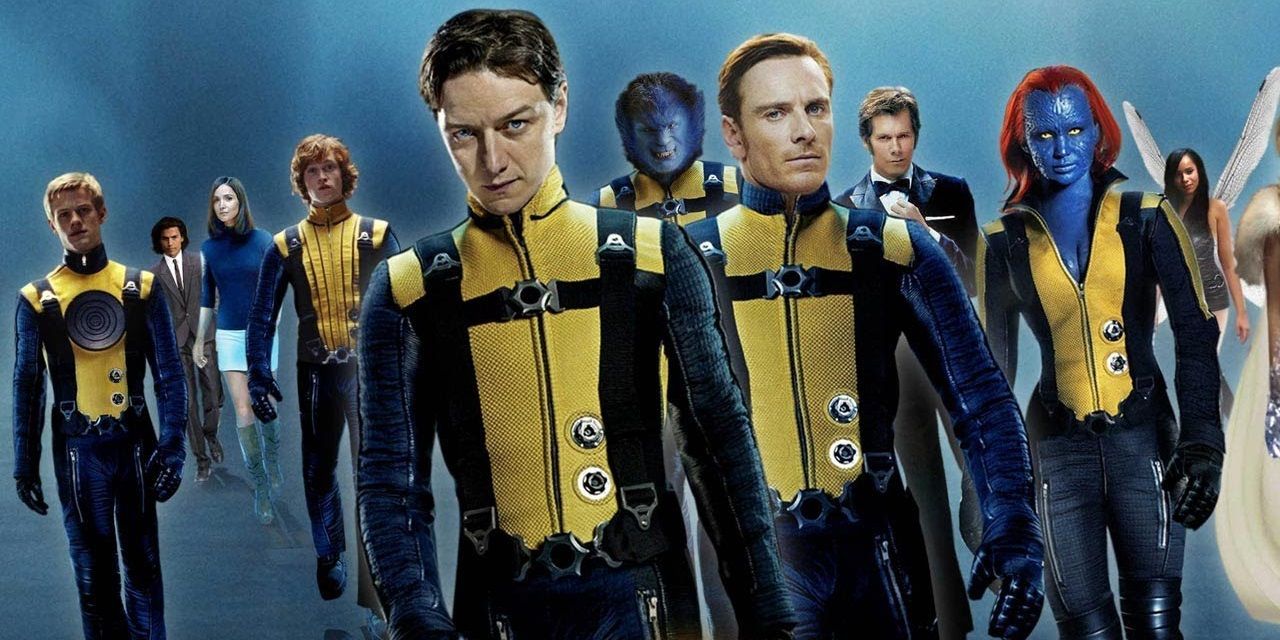 Classic yellow spandex costumes in X-Men First Class
