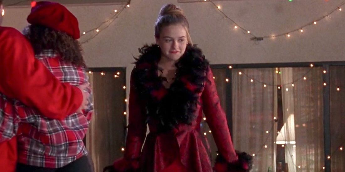 Cher (Alicia Silverstone) wearing her little red dress in &quot;Clueless.&quot;
