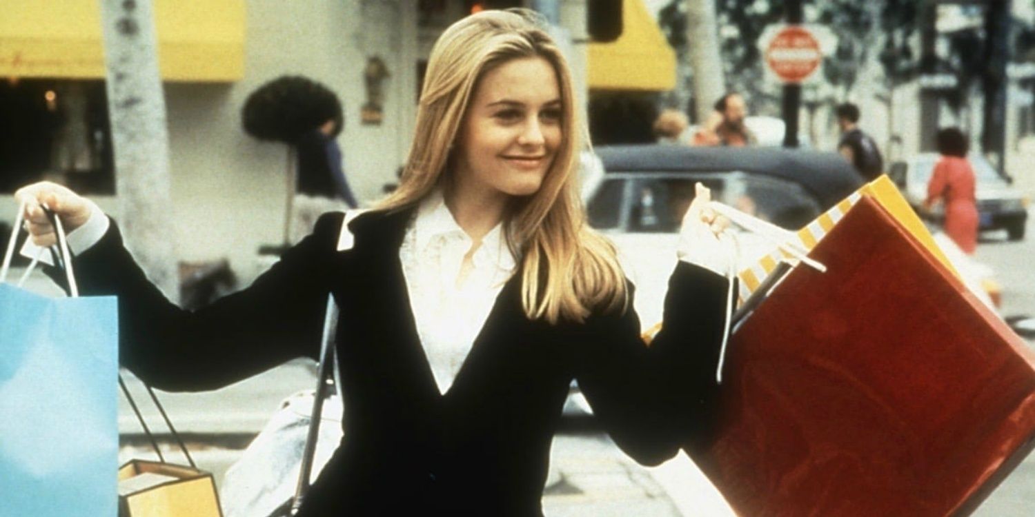 Cher (Alicia Silverstone) shopping in Clueless