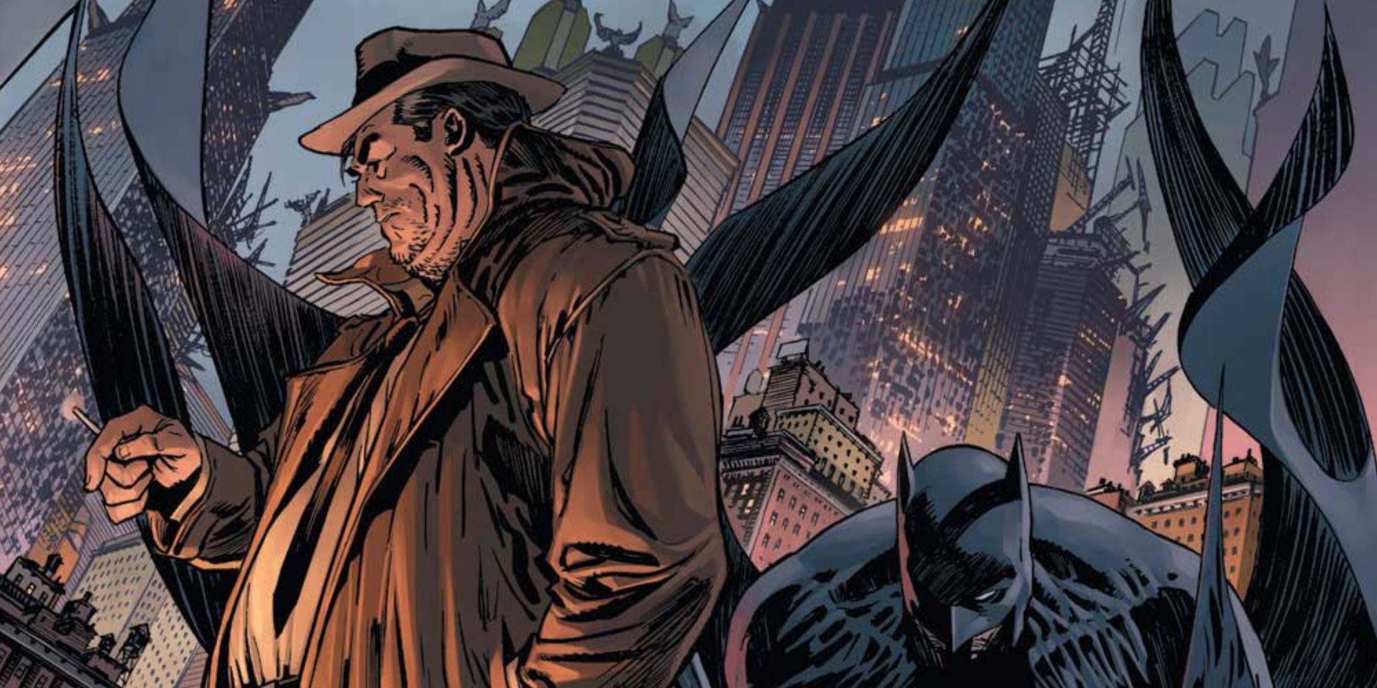 Guillem March's art of Commissioner Bullock's debut in Batman #87.
