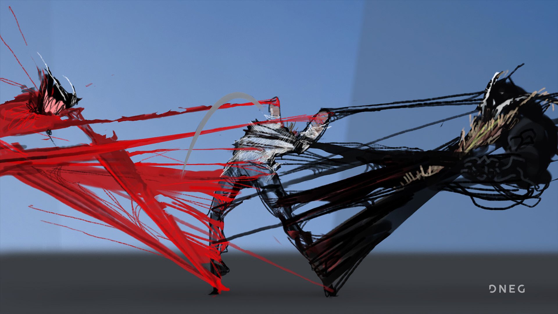 Venom battles Carnage in movie concept art