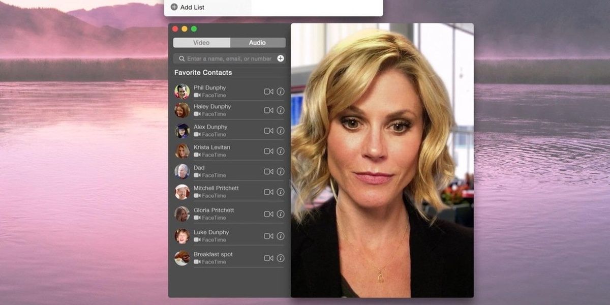 Claire on Facetime on a computer screen in Modern Family's Connection Lost
