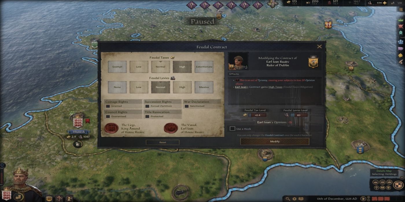 Crusader Kings 3 Feudal Contract