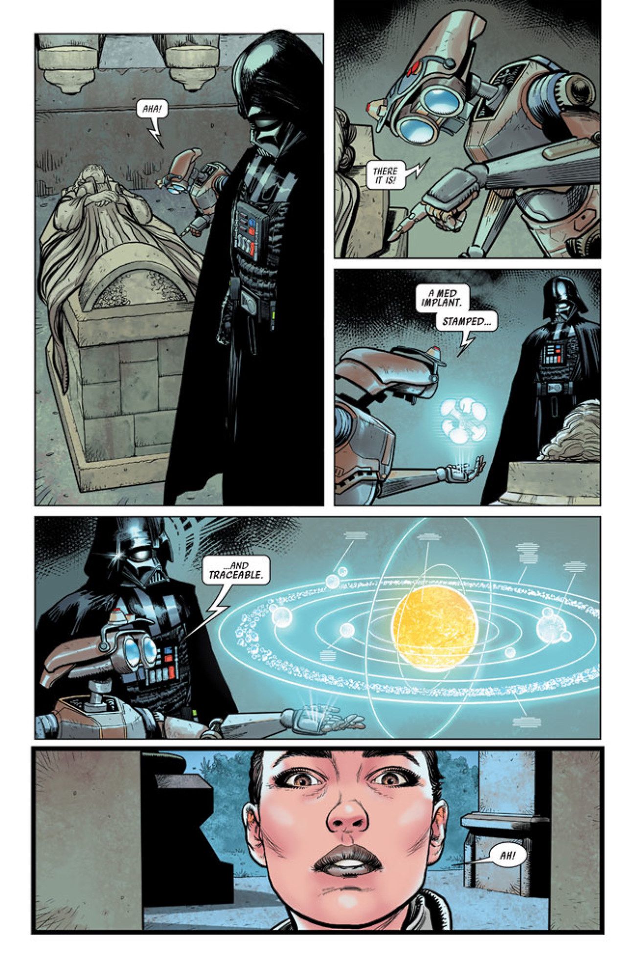 Darth Vader Comic Padme Tomb Preview 4