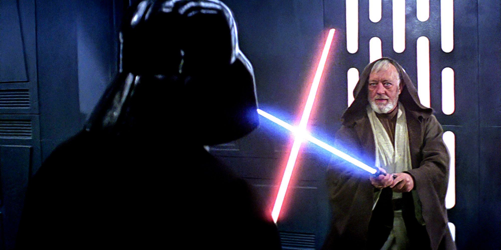 Darth vader vs Obi wan star wars a new hope