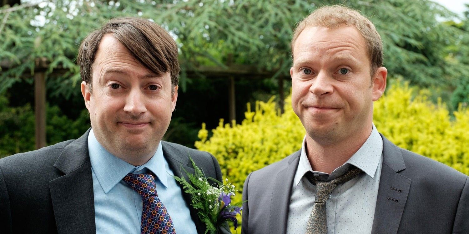 David Mitchell as Mark and Robert Webb as Jeremy in Peep Show