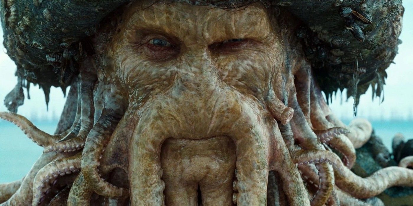 Davy Jones in Pirates of the Caribbean