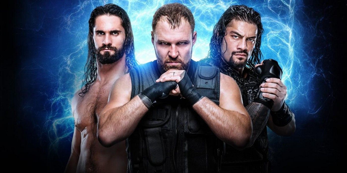 Dean Ambrose, Seth Rollins and Roman Reigns in The Shield WWE