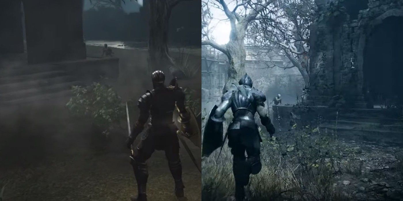 Demon's Souls Remake vs Original Early Grpahics Comparison 
