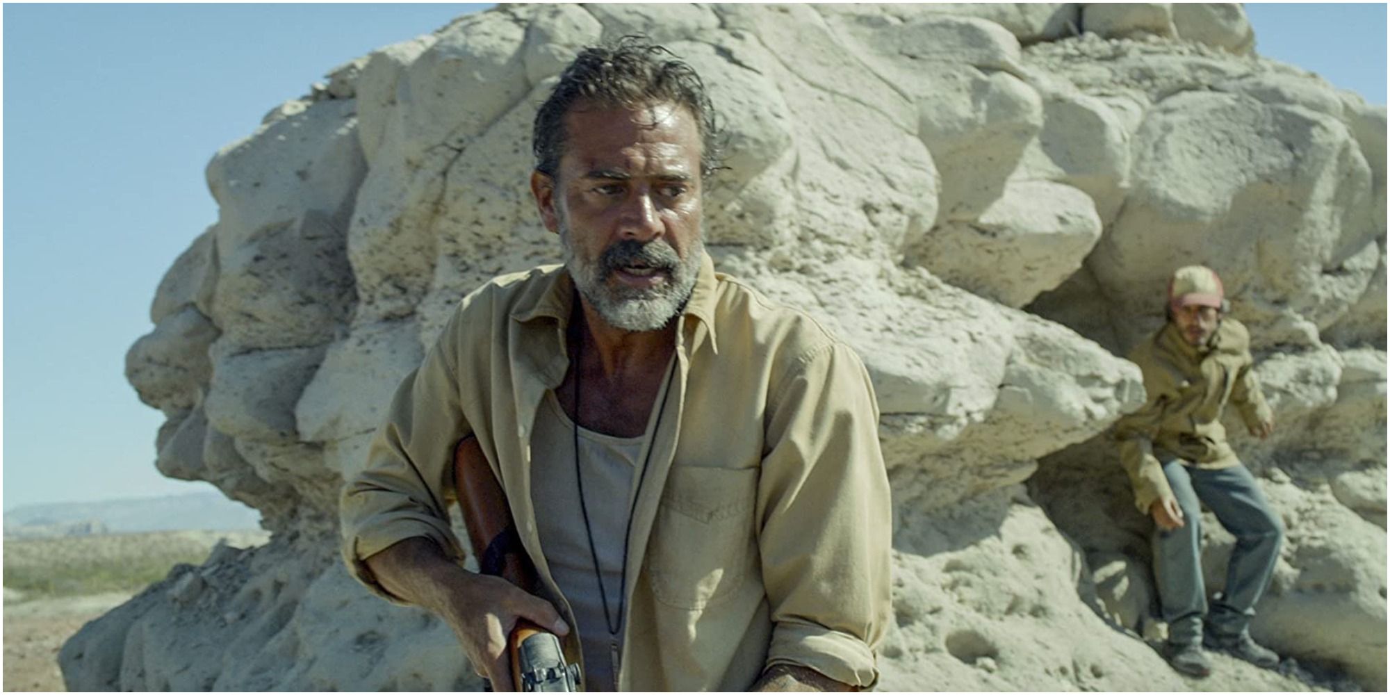 A shot of Jeffrey Dean Morgan in Desierto