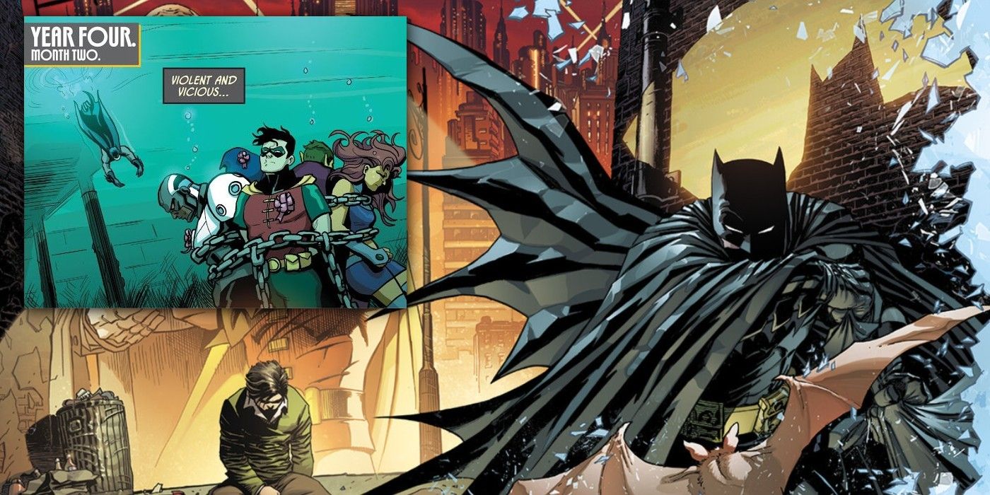 Detective Comics 1027 cover with Teen Titans