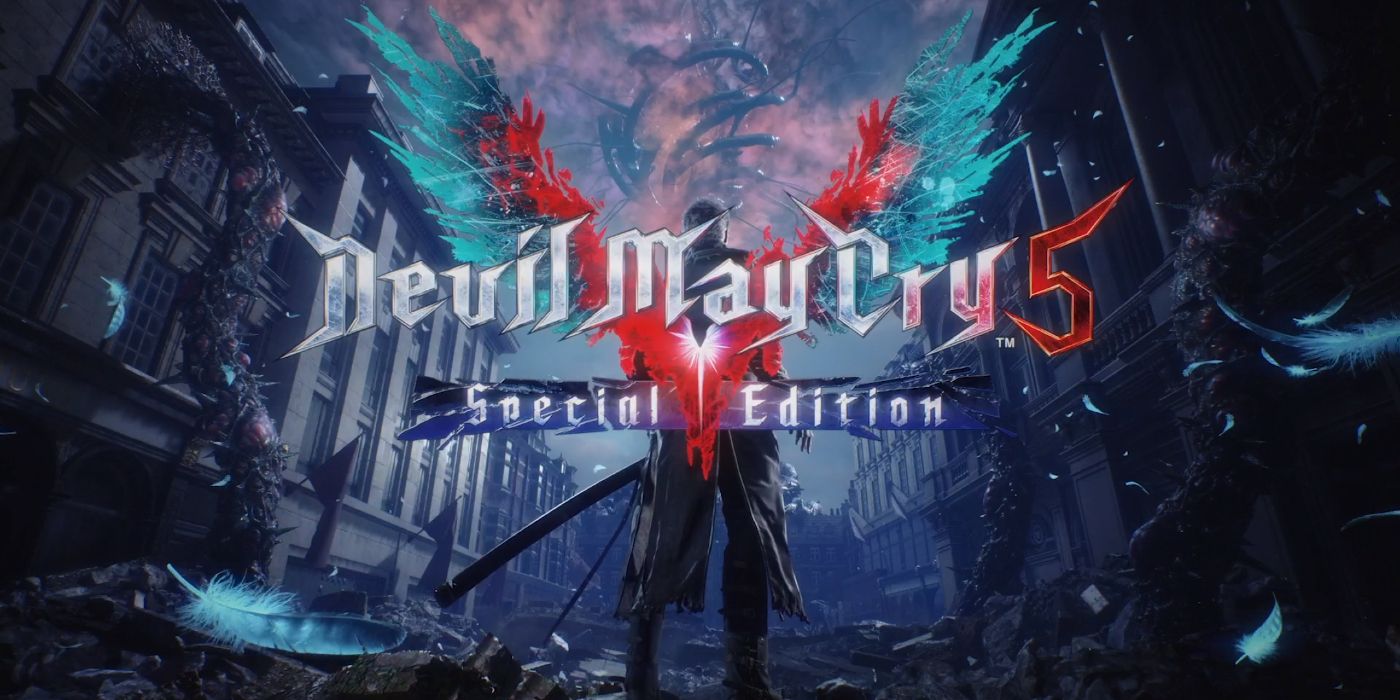 The title card of Devil May Cry 5 Special Edition