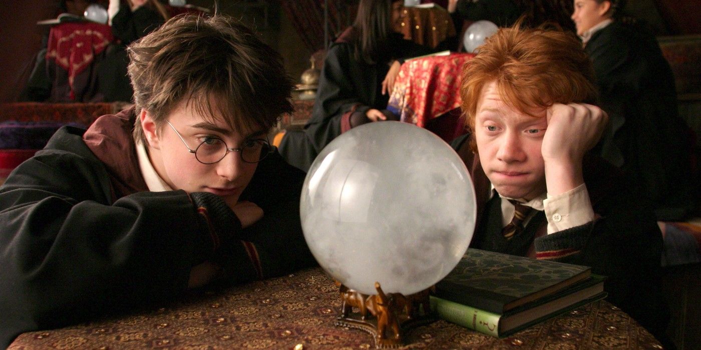 Harry and Ron Divination Class 