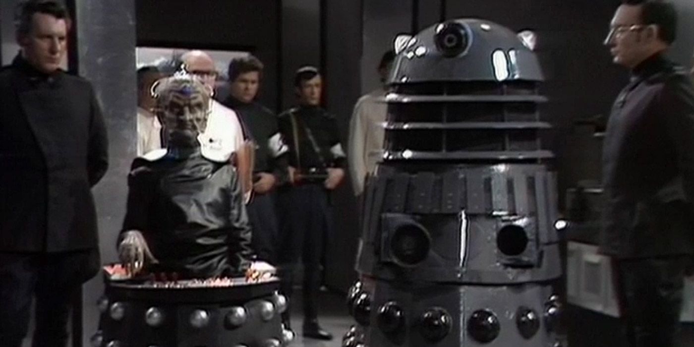 Davros introduces the very first Dalek in Genesis of the Daleks