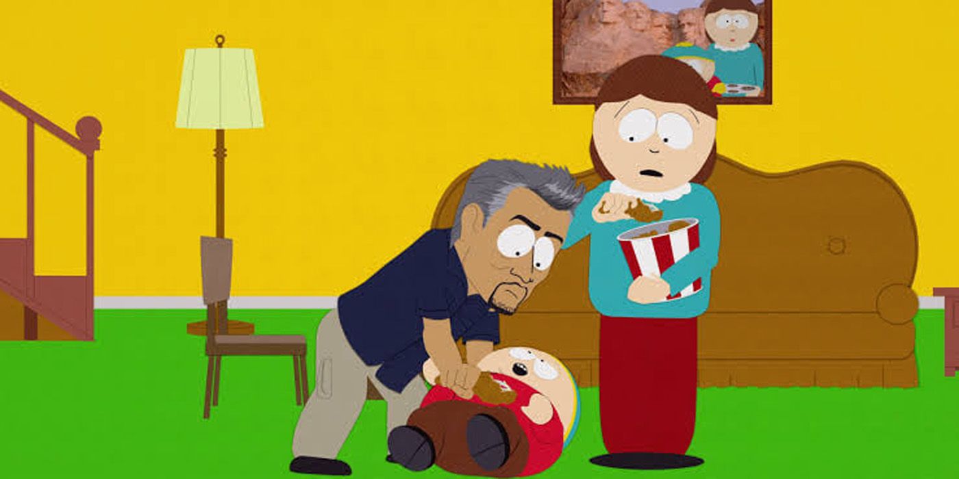 Dog Whisperer Cesar Millan tames Cartman.