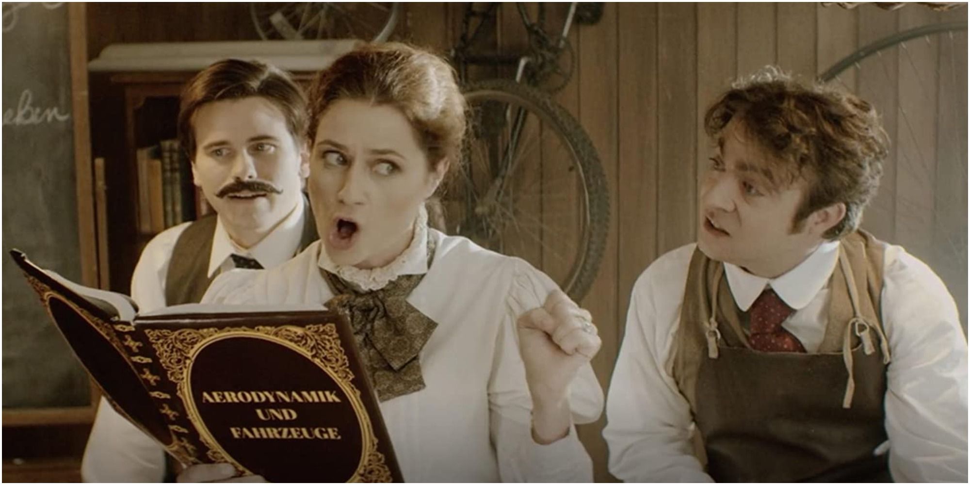 Jenna Fischer as Katherine Wright in the Drunk History episode &quot;Siblings&quot;