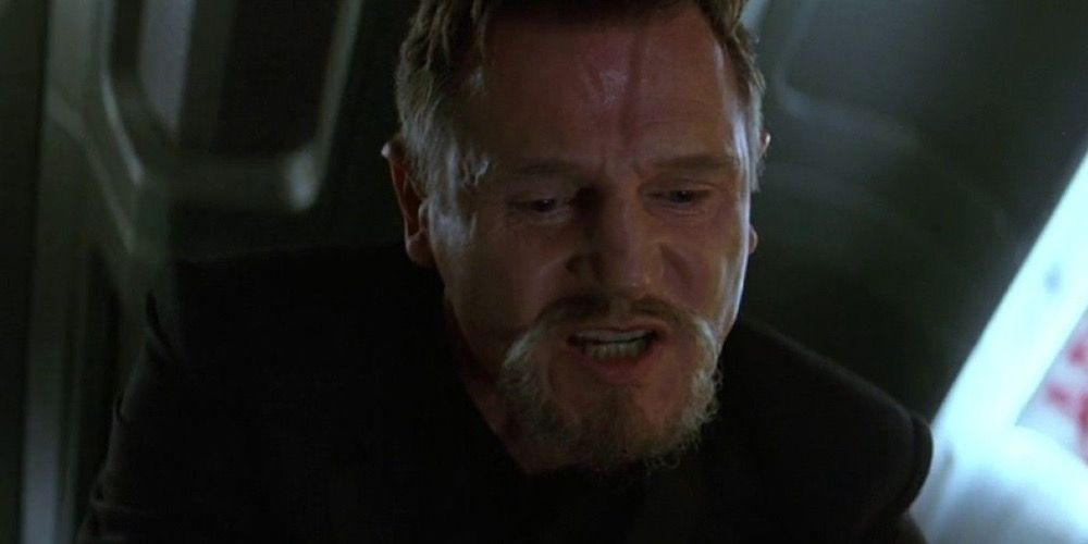 Ra’s Al Ghul on the tram in the final scene