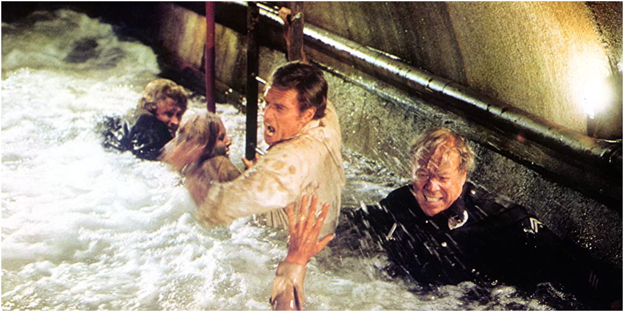 Charlton Heston, George F. Kennedy and company in 1974&rsquo;s Earthquake