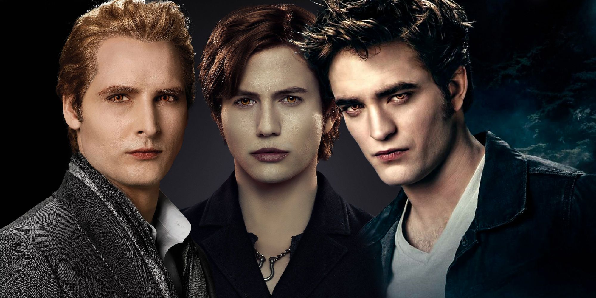 Edward, Jasper, Carlisle Cullen in twilight