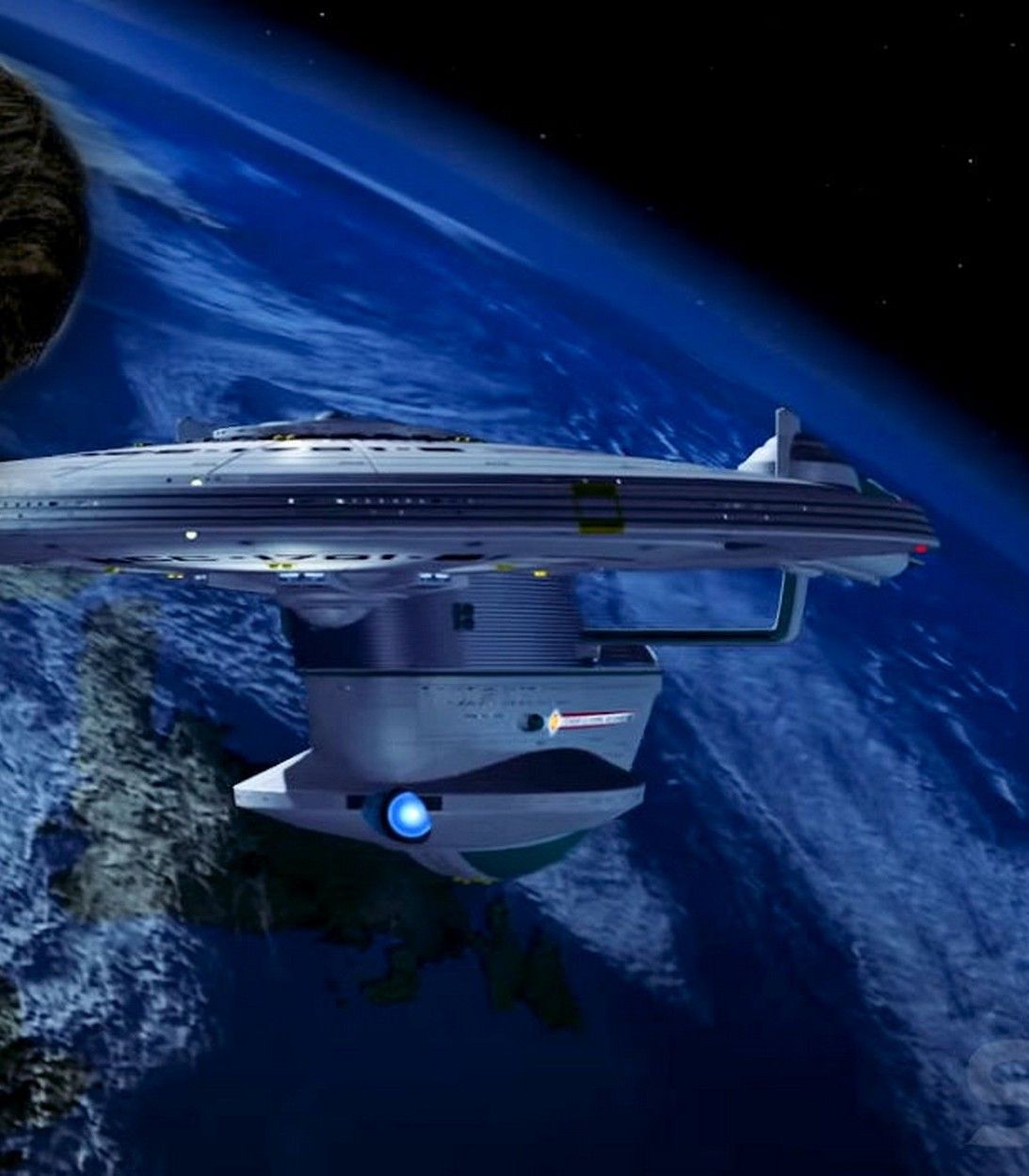 Enterprise B in Star Trek vertical