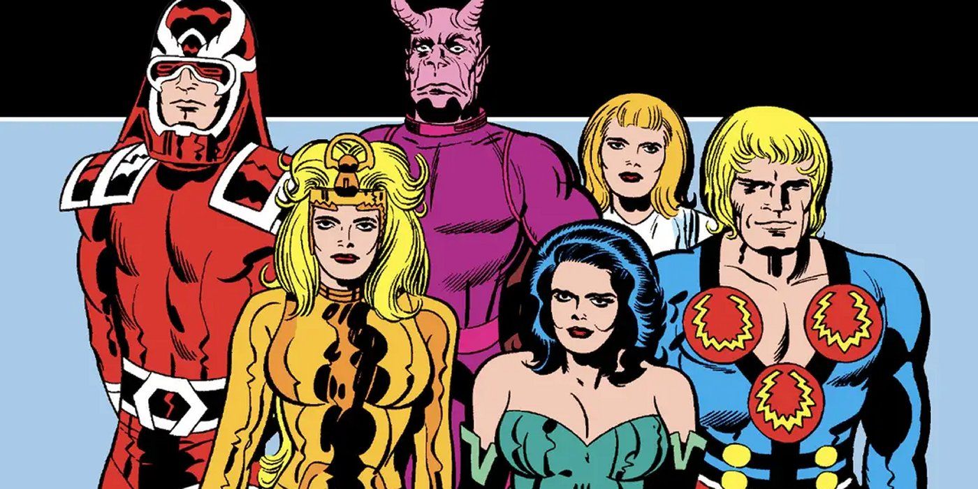 The Eternals assemble in Marvel Comics.