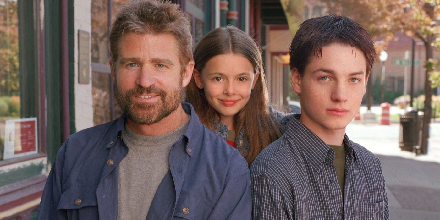 The Brown Family posing for the camera in Everwood
