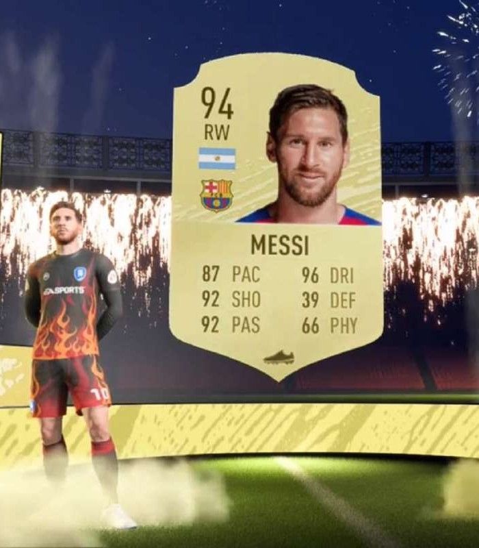 FIFA messi player vertical
