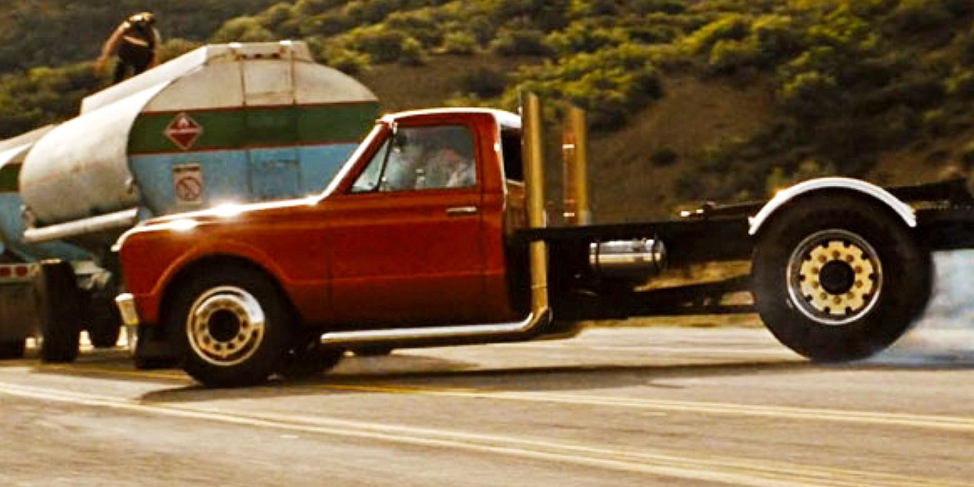 Han driving a Chevrolet C-10 Truck in Fast & Furious