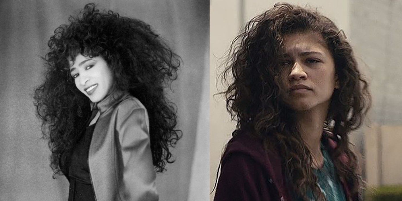 Split image of Zendaya and Ronnie Spector