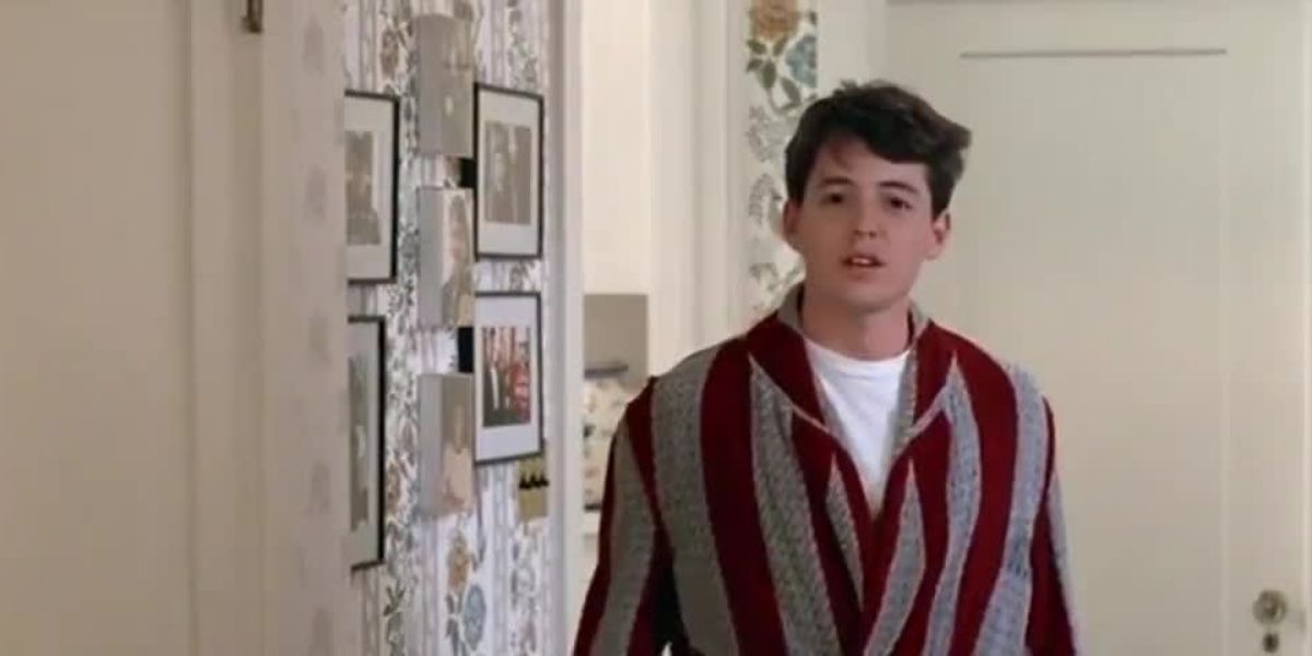 Matthew Broderick as Ferris in Ferris Bueller&rsquo;s Day Off (1986)