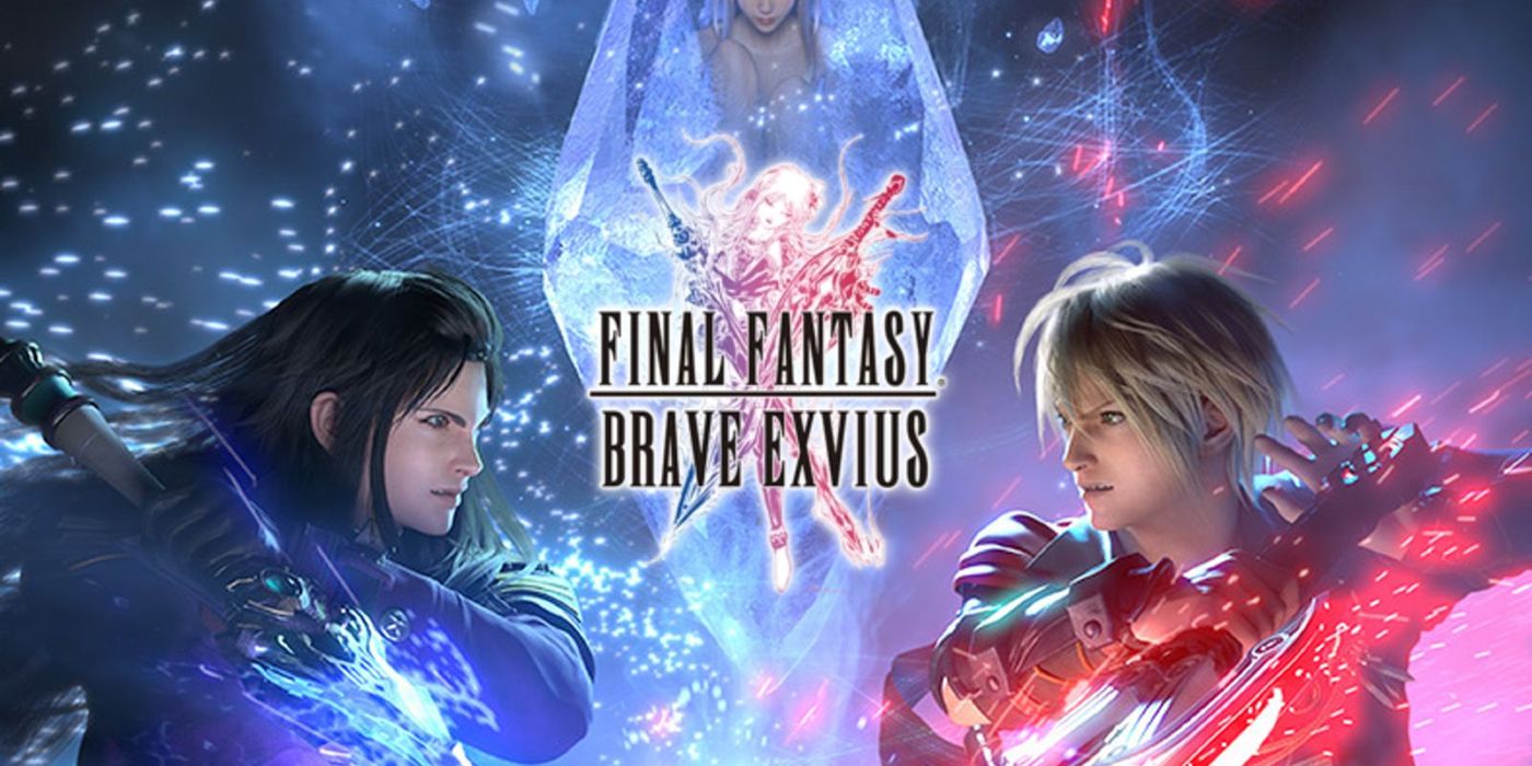 Two characters square off in Final Fantasy Brave Exvius 