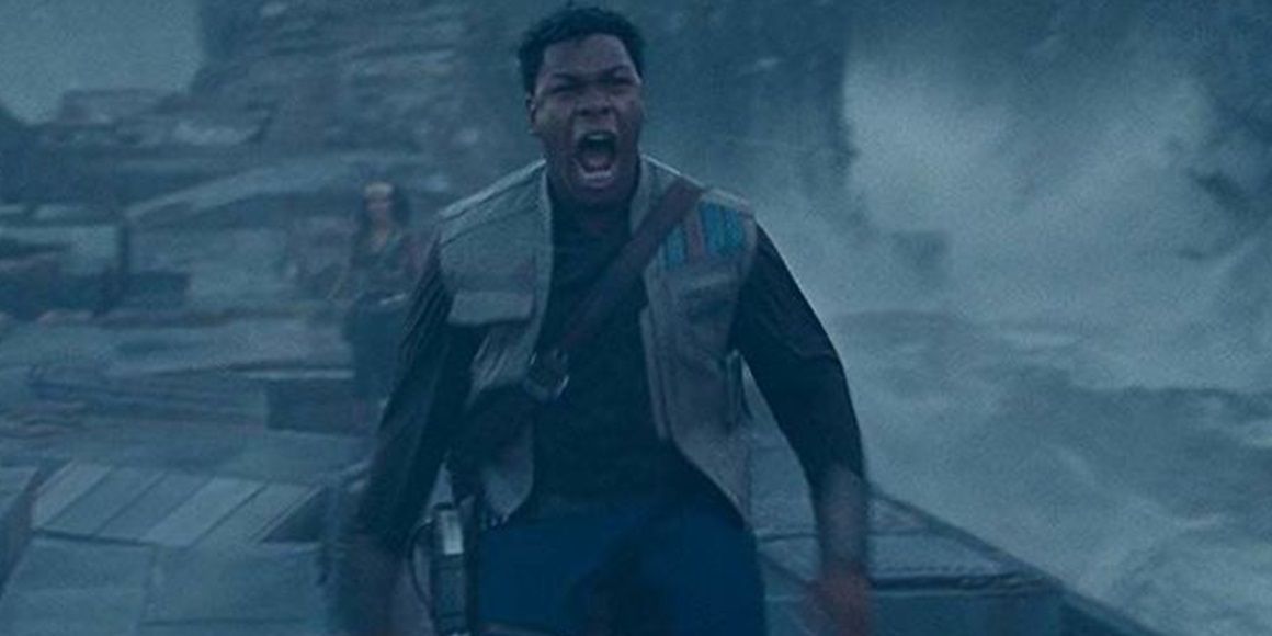 Finn yelling Rey's name in Star Wars The Rise of Skywalker