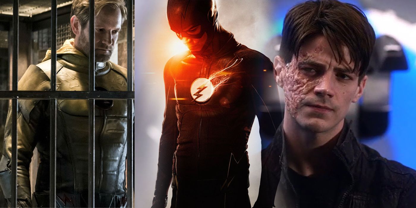 The Flash Season 1-2-3 final serie retexture and Barry Allen 
