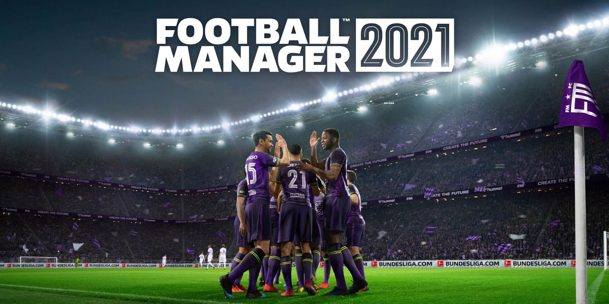 Promotional image for Sports Interactive's Football Manager 2021.