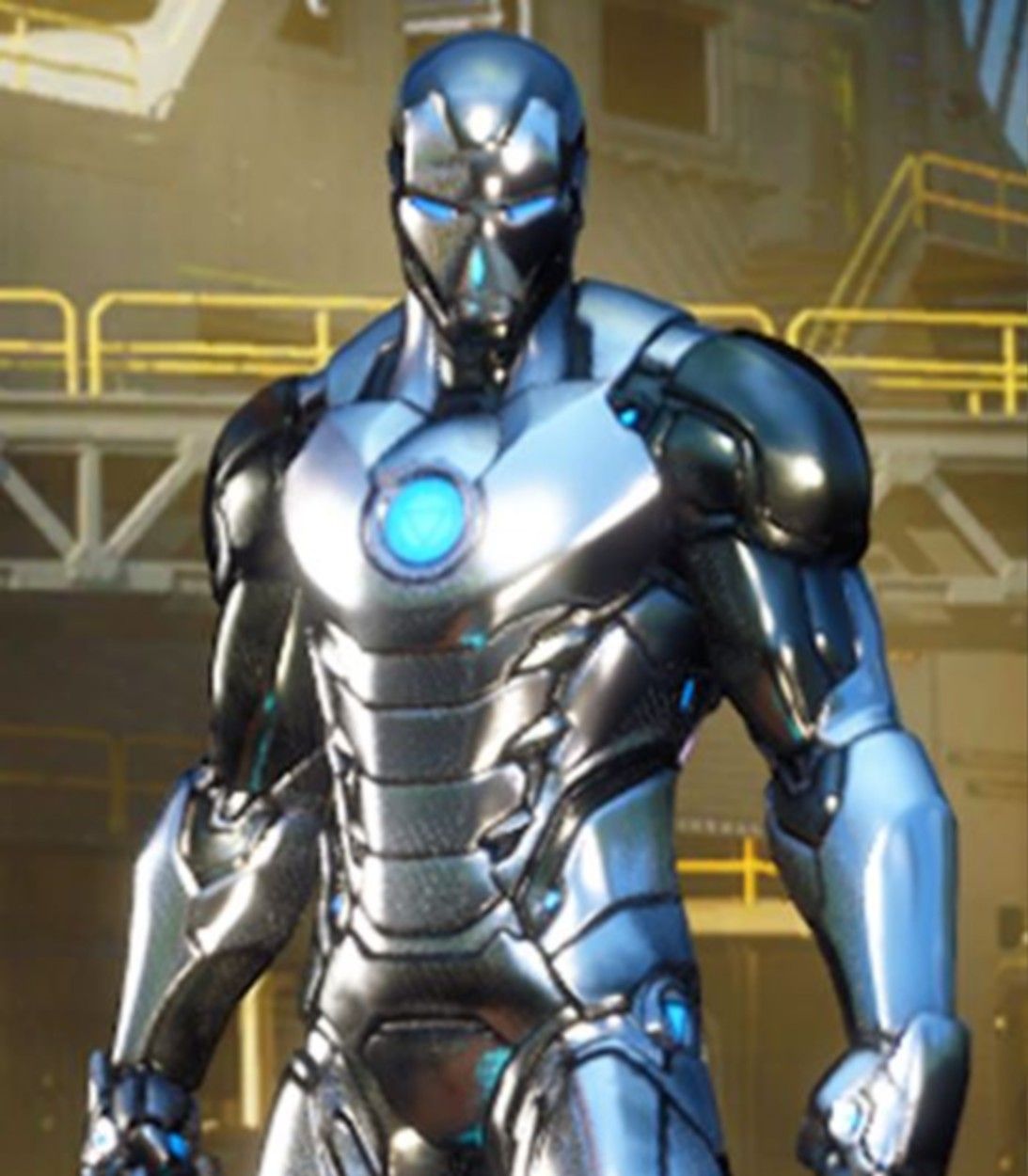 The Iron Man Silver Foil skin in Fortnite Season 4