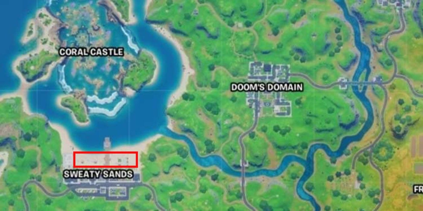Fortnite Sweaty Sands map