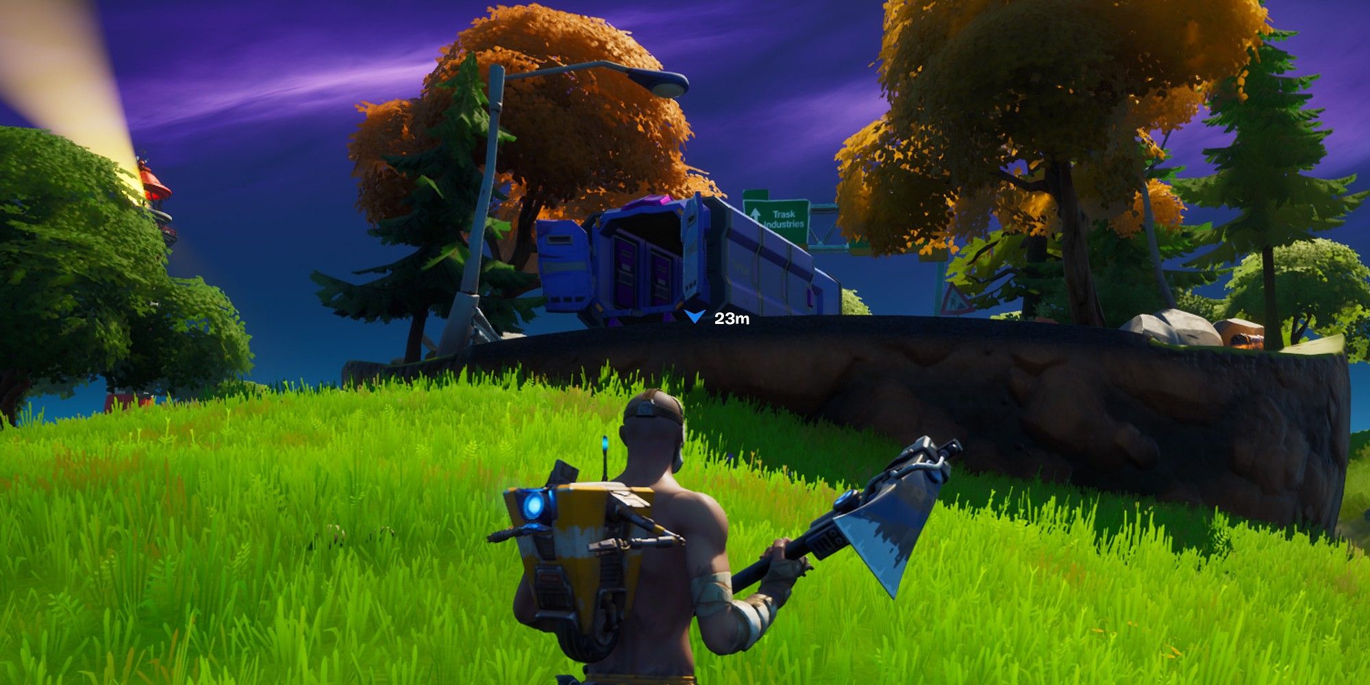 Where to find a Trask Transport Truck in Fortnite Wolverine Week