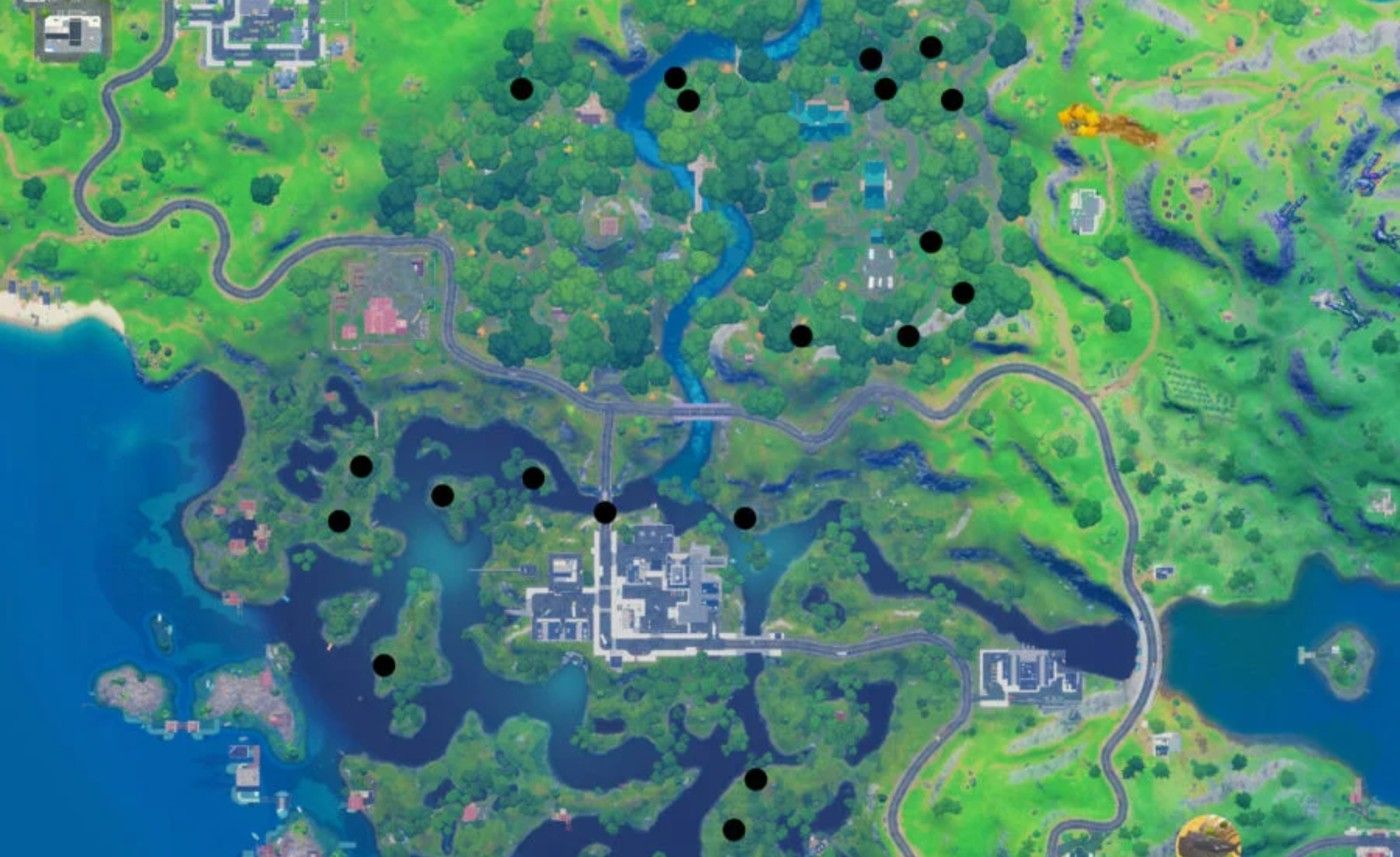 All known spawn locations for Wolverine in Fortnite Season 4