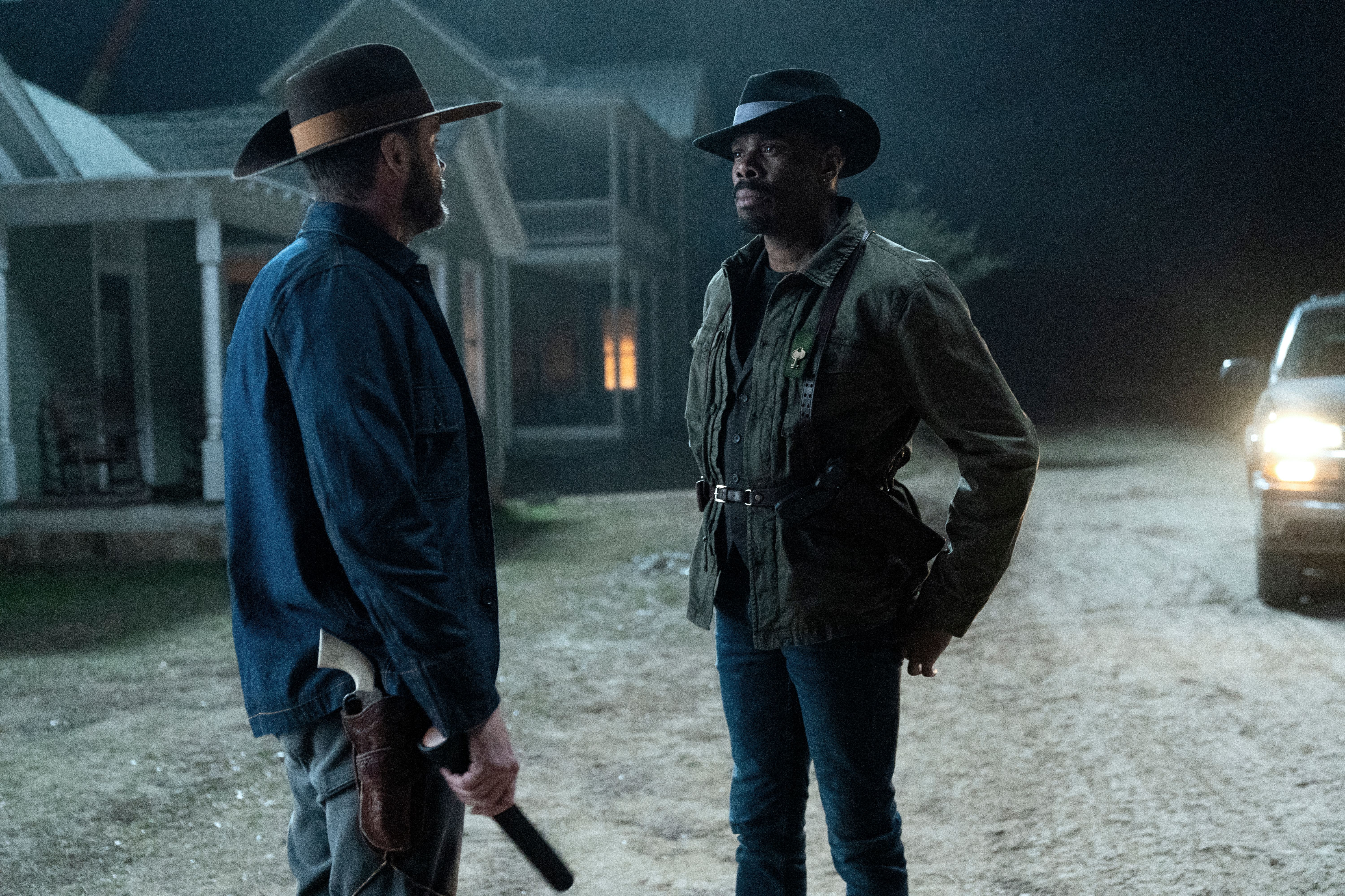 Garret Dillahunt as John Dorie and Colman Domingo as Victor Strand in Fear The Walking Dead